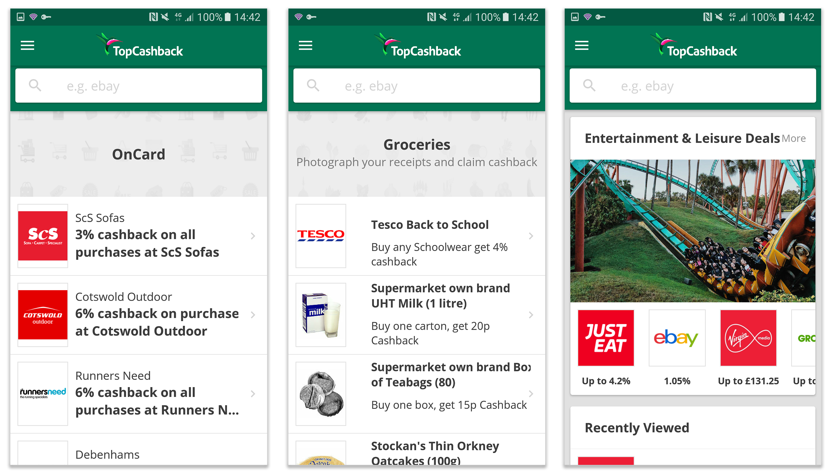 topcashback tredz
